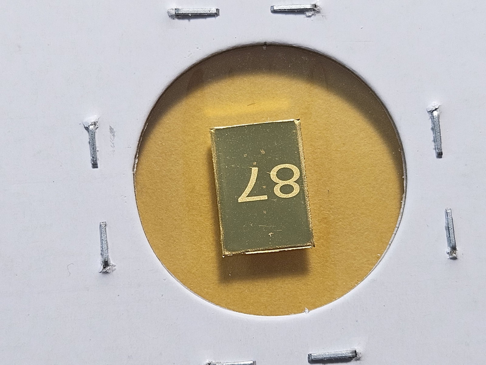 GOLD! Valcambi Suisse One Gram .999 Fine Gold Bar - 4