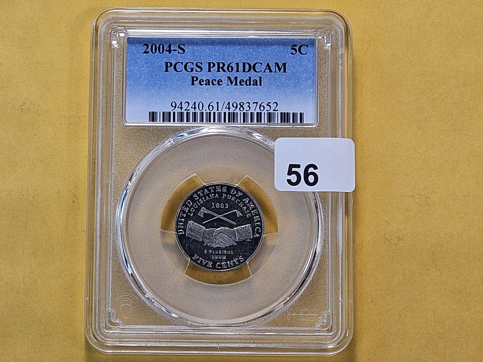 WHAT!? PCGS 2004-S Jefferson Nickel in Proof 61 Deep Cameo - 2