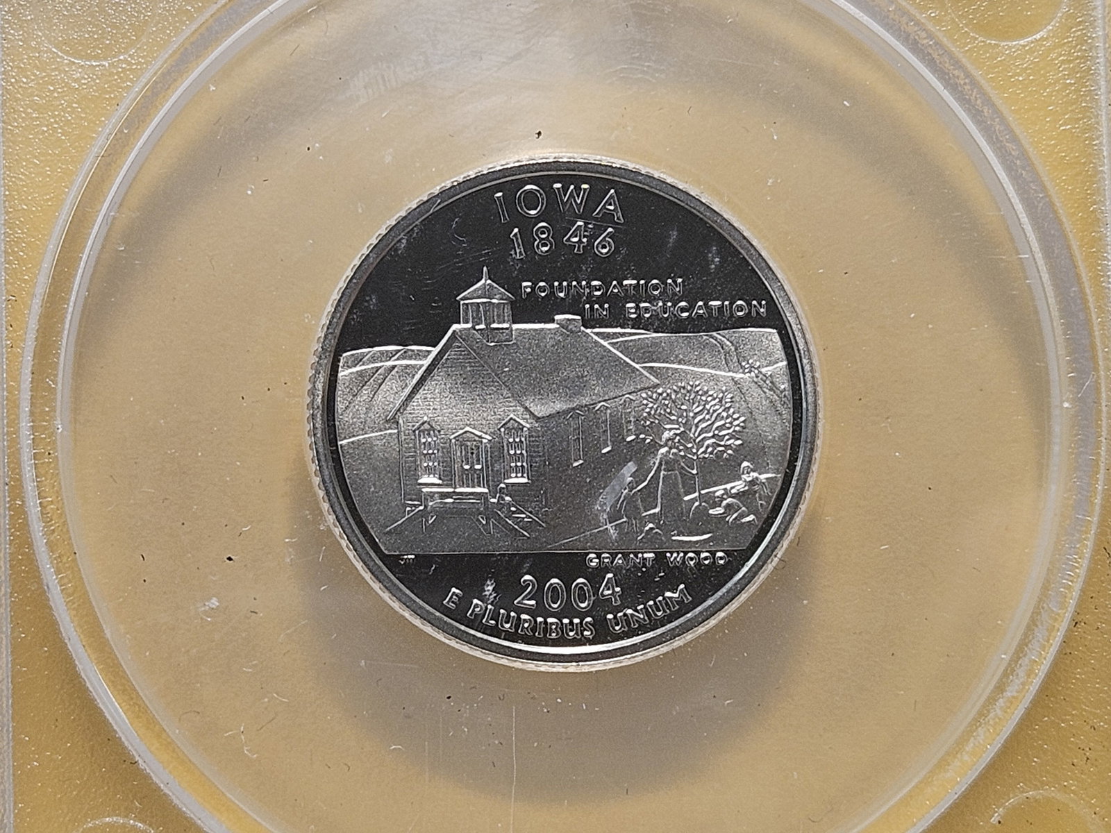 PERFECT! Two ANACS Washington Quarters in Proof 70 Deep Cameo - 3