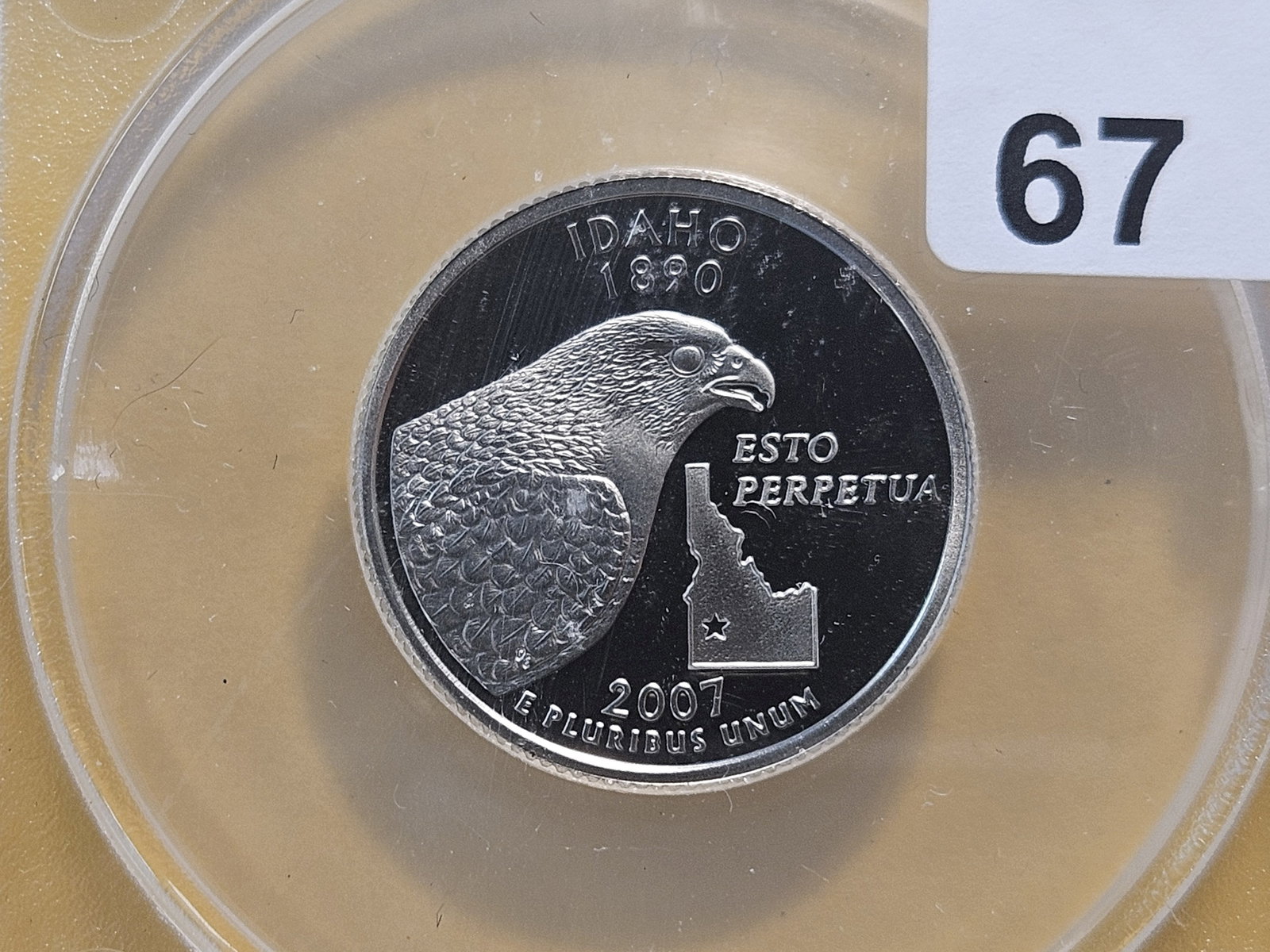 PERFECT! Two ANACS Washington Quarters in Proof 70 Deep Cameo - 2