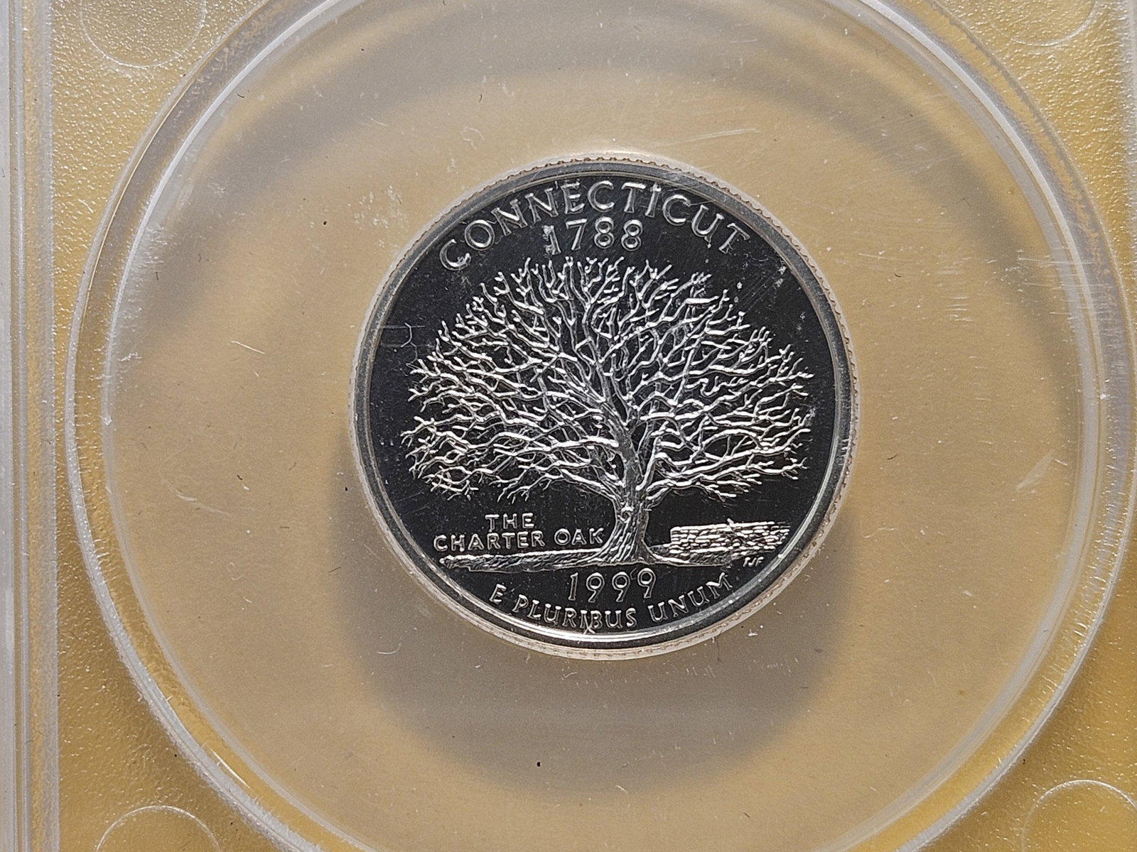 PERFECT! Two ANACS Washington Quarters in Proof 70 Deep Cameo - 3