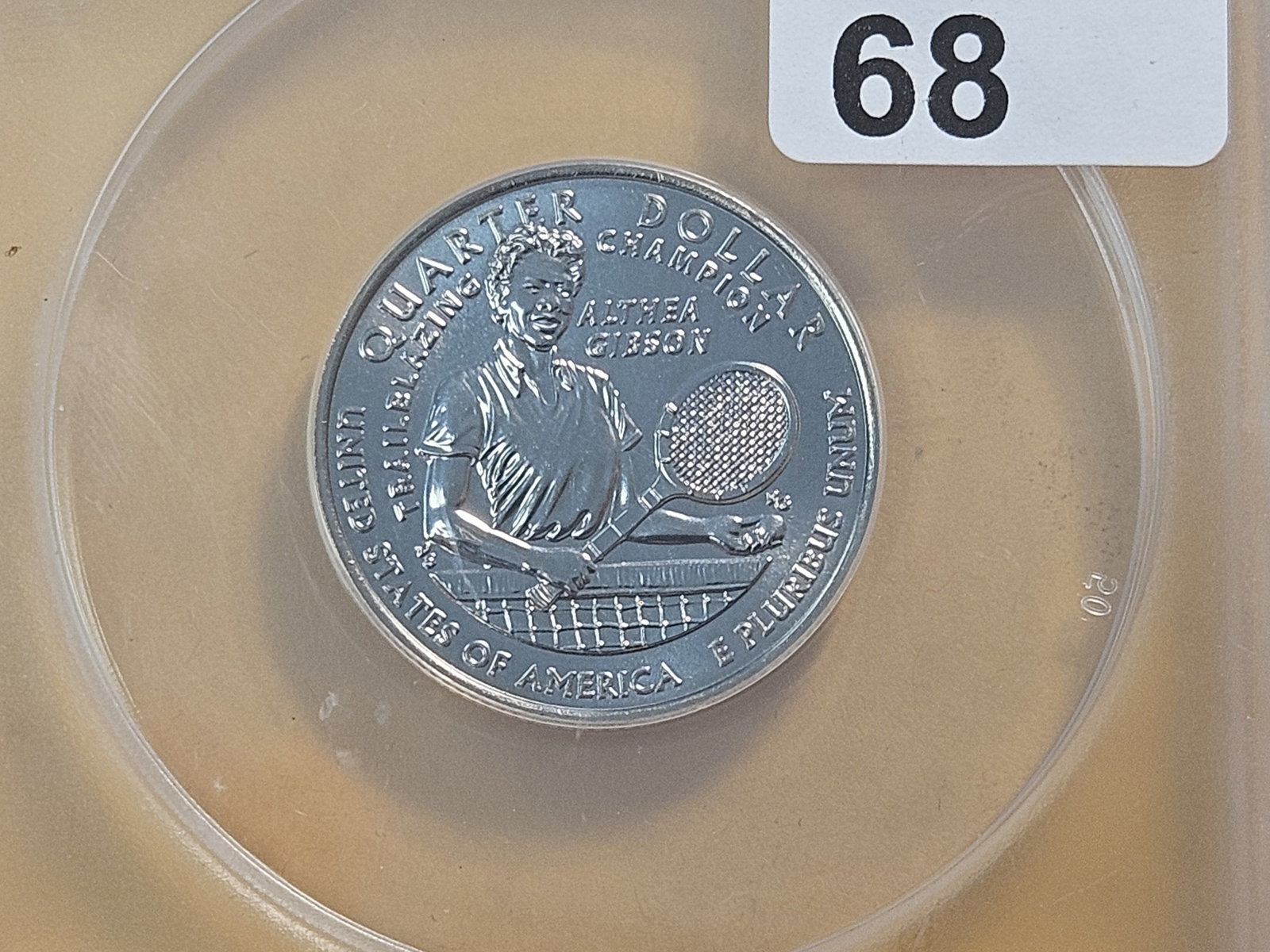 Five ANACS Graded Washington Quarters in Mint State 68 - 2