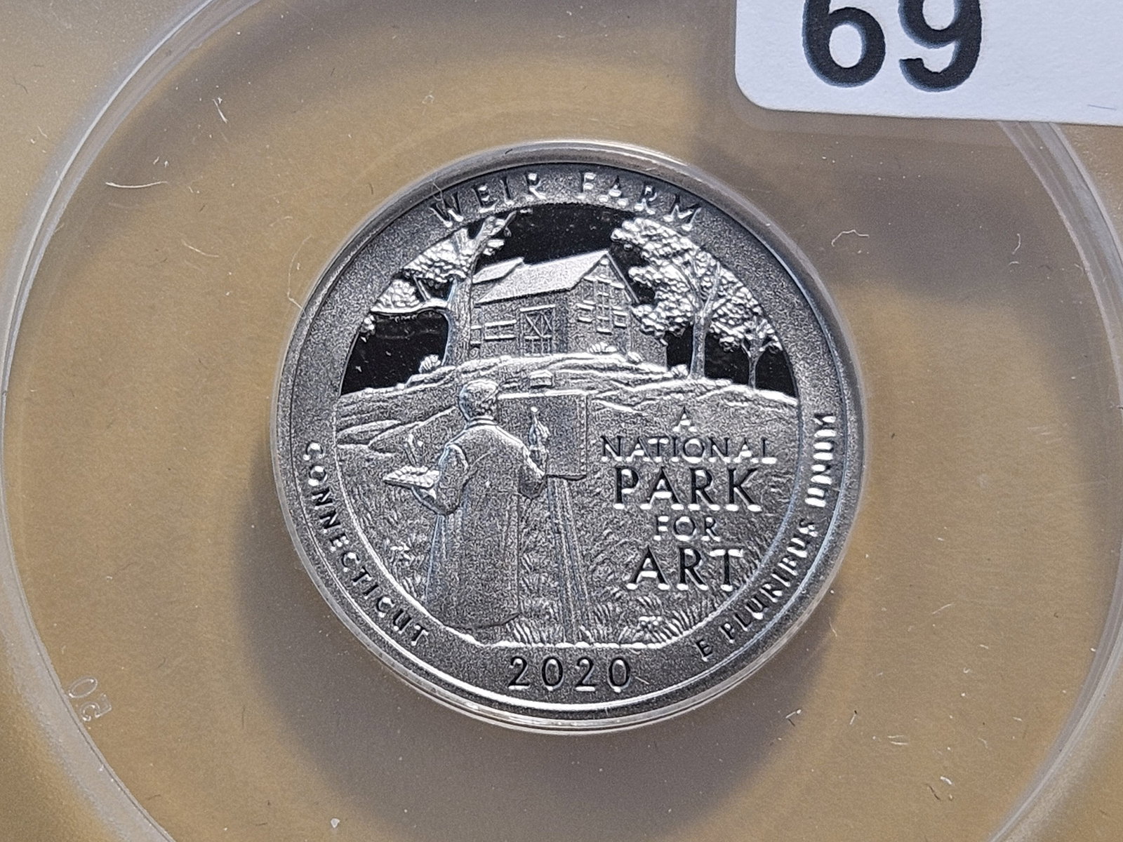 PERFECT! Two ANACS Washington Quarters in Proof 70 Deep Cameo - 2
