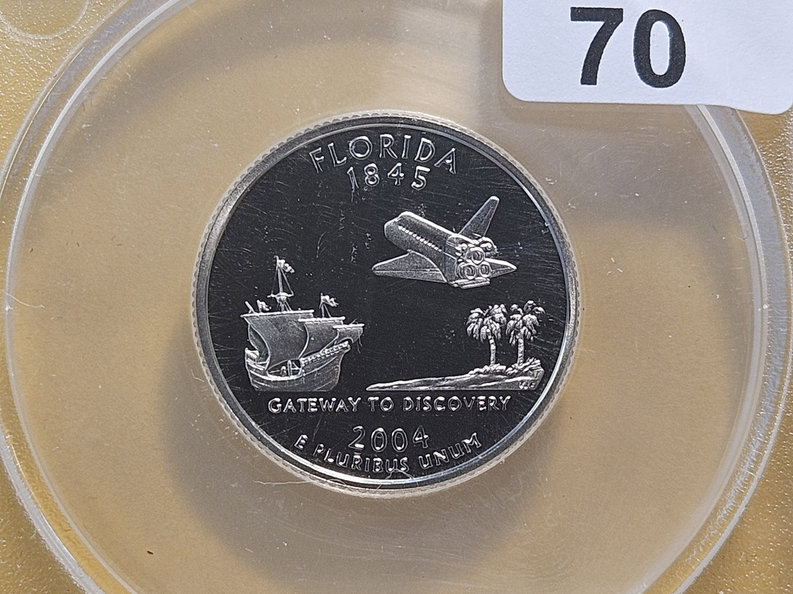 PERFECT! Two ANACS Washington Quarters in Proof 70 Deep Cameo - 2