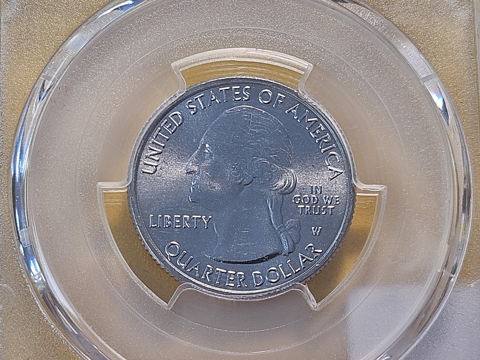 GEM! PCGS 2019-W Washington Quarter in Mint State 65 - 4