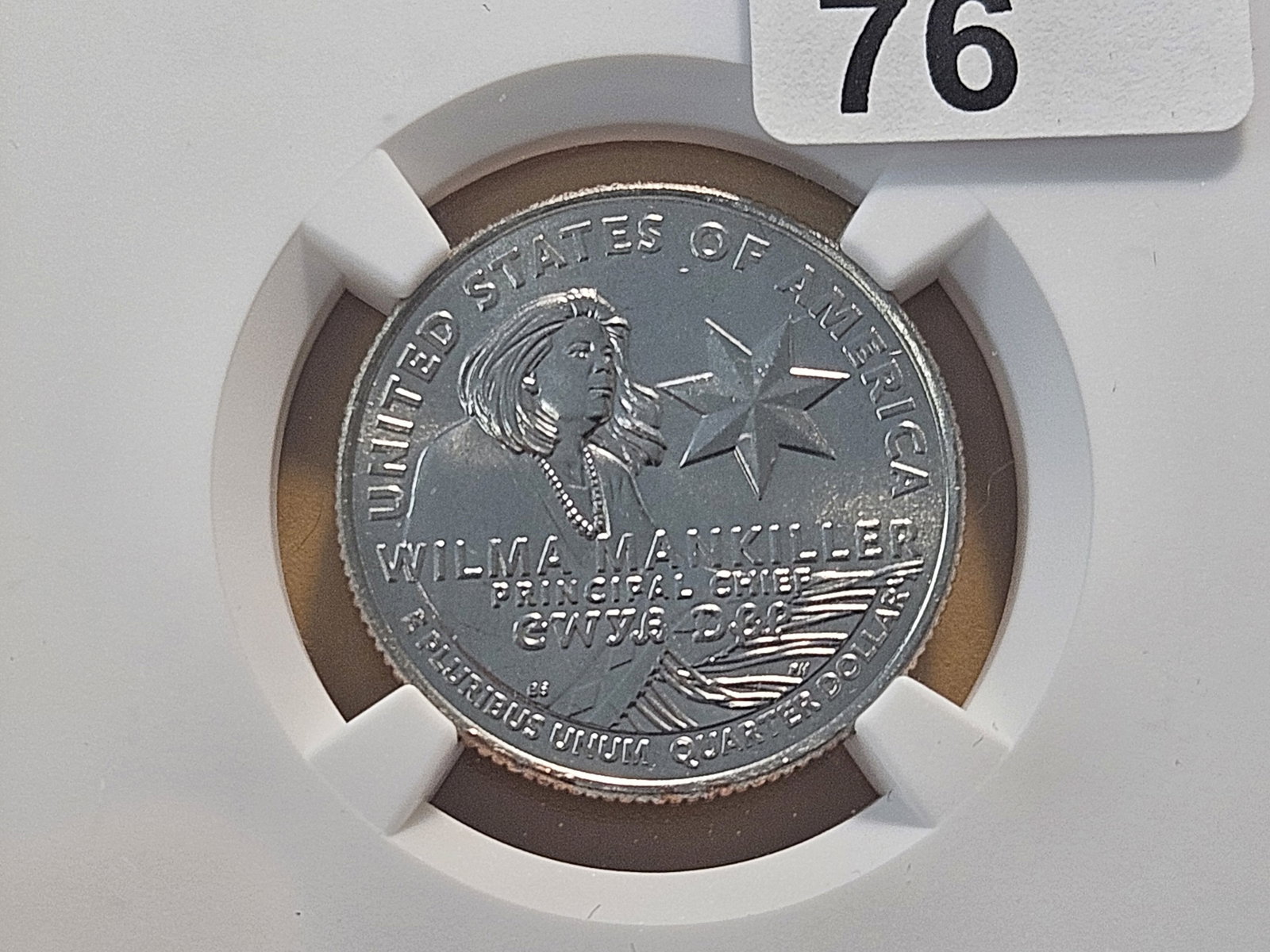 Five NGC Graded Washington Quarters - 2