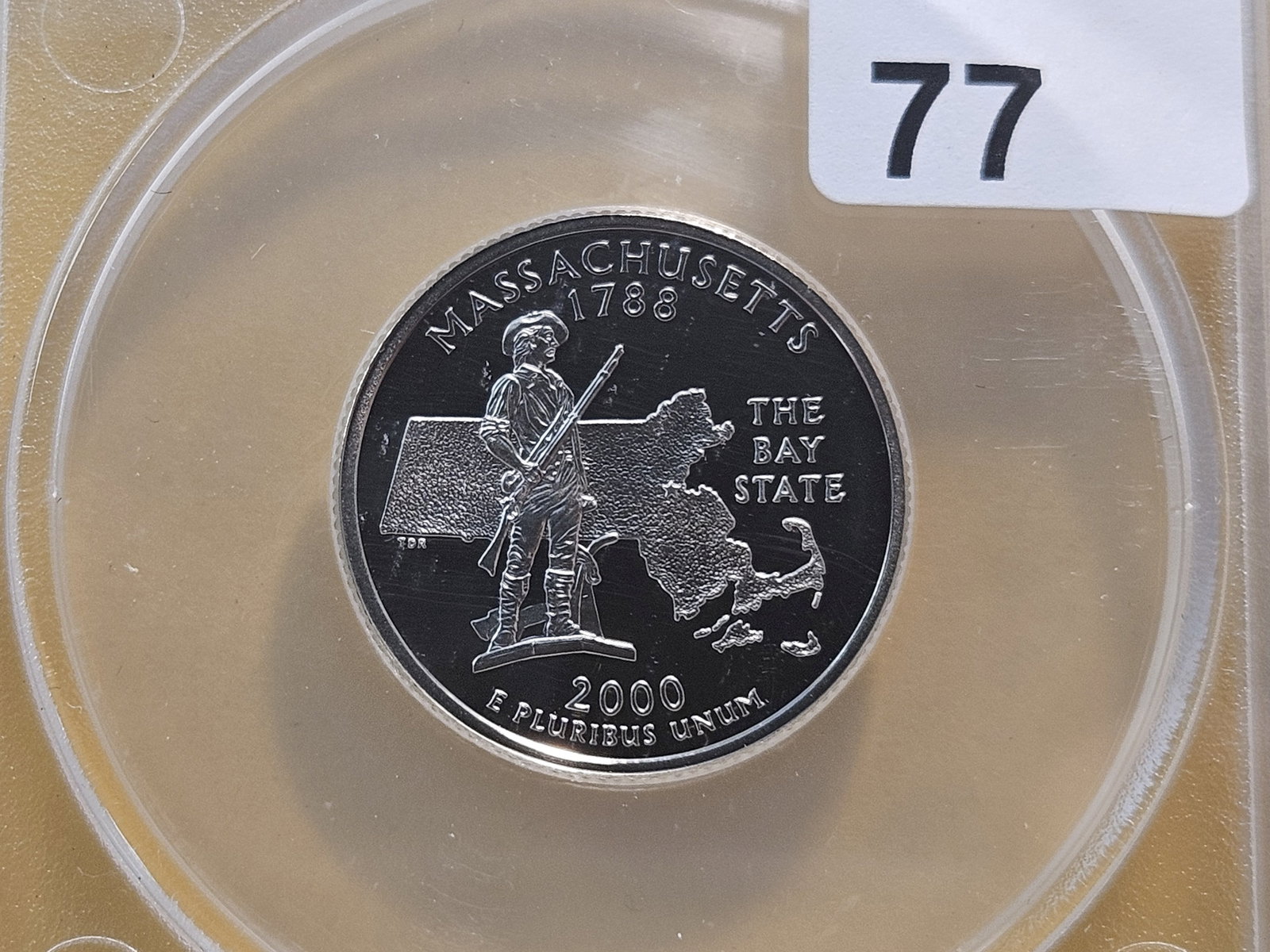 PERFECT! Two ANACS Washington Quarters in Proof 70 Deep Cameo - 2