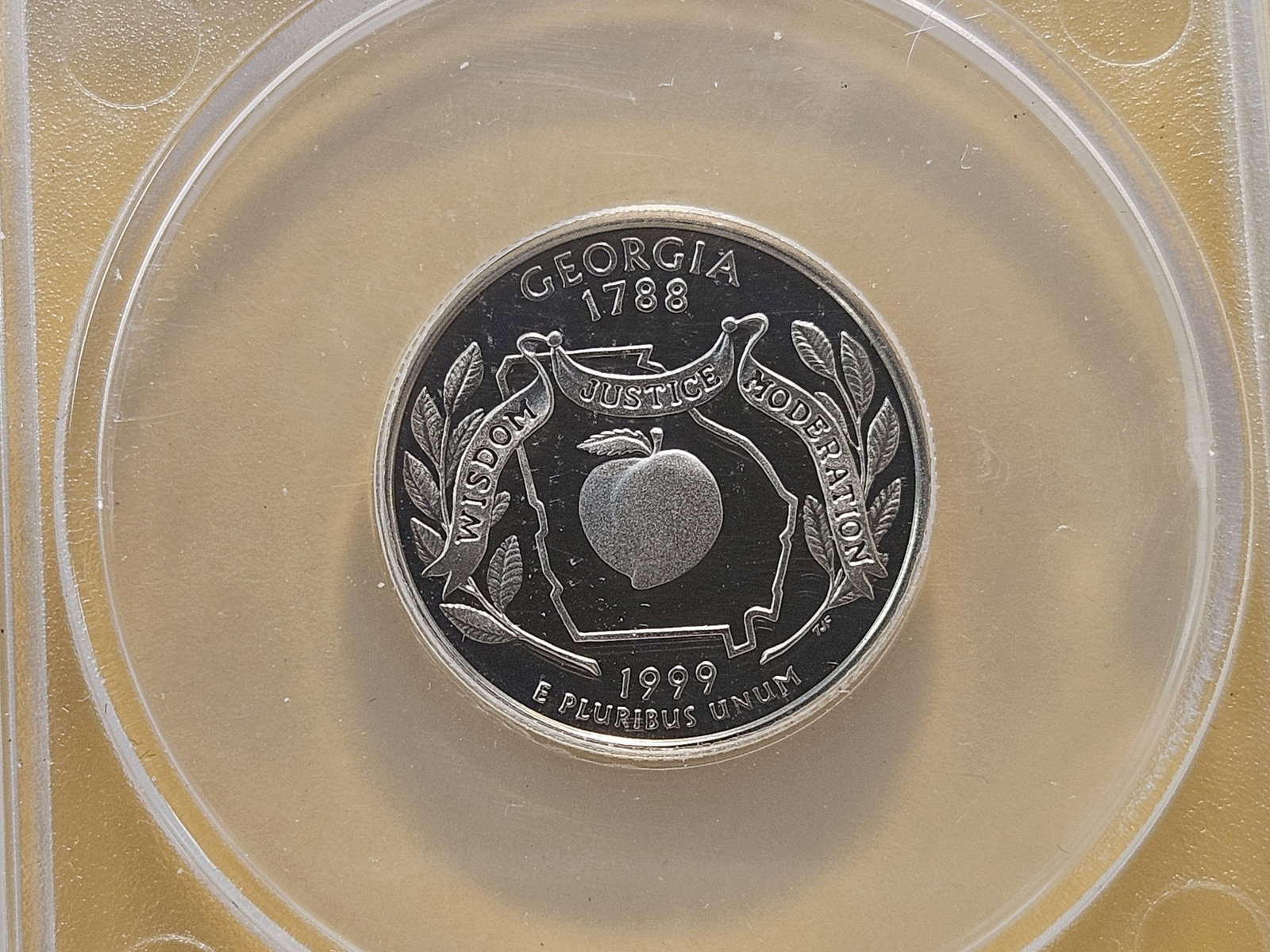 PERFECT! Two ANACS Washington Quarters in Proof 70 Deep Cameo - 3
