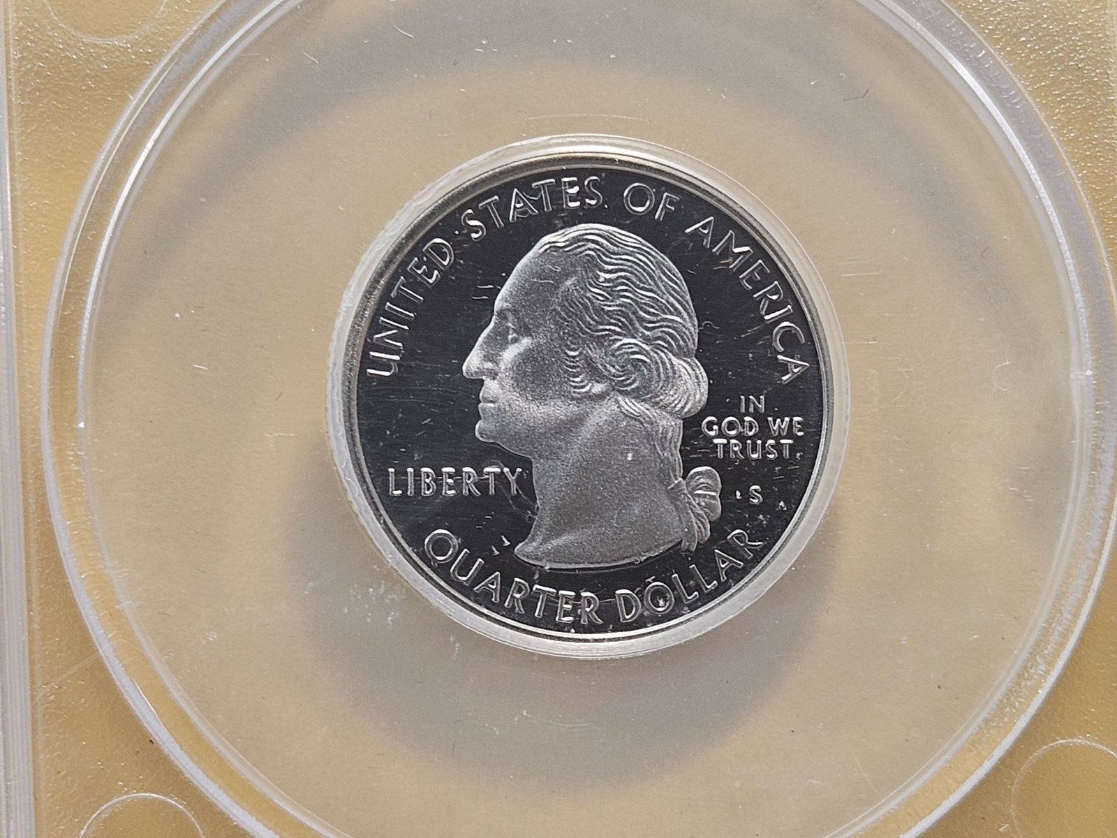 PERFECT! Two ANACS Washington Quarters in Proof 70 Deep Cameo - 6