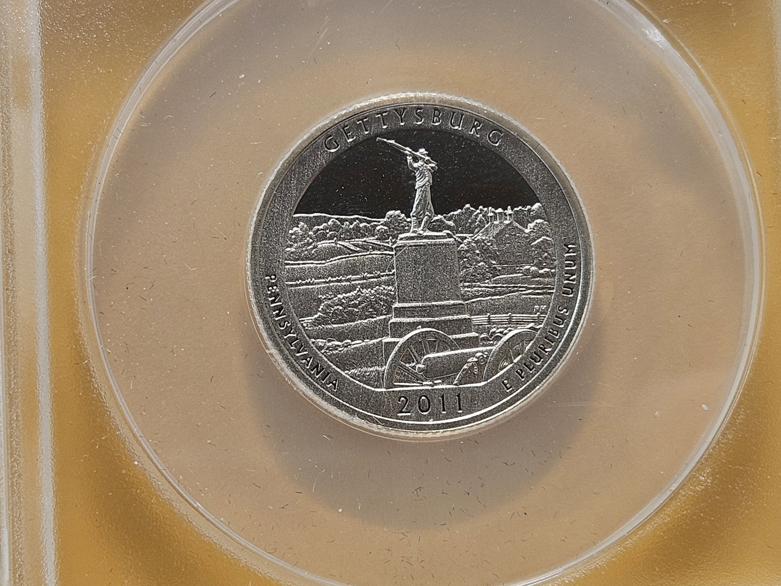 PERFECT! Two ANACS Washington Quarters in Proof 70 Deep Cameo - 3
