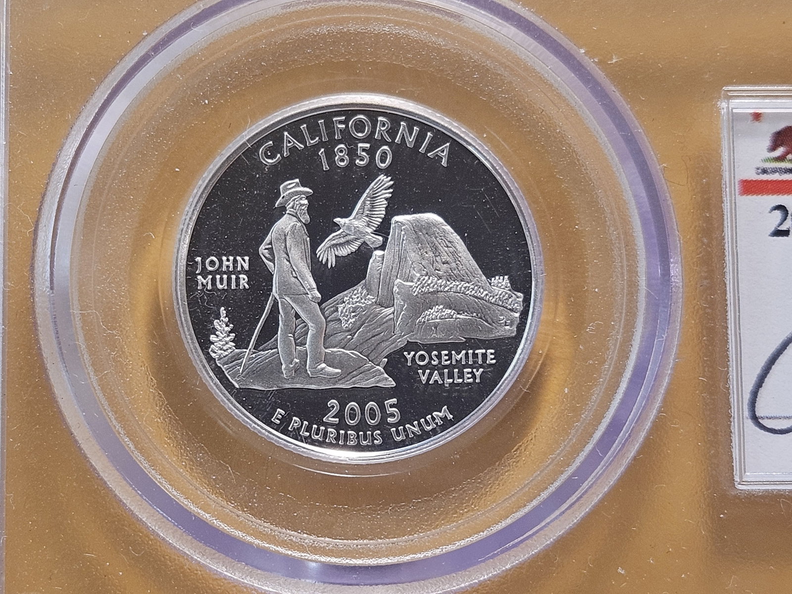 PCGS 2005-S Washington Silver Quarter 5-Coin Set in Proof 69 Deep Cameo - 2