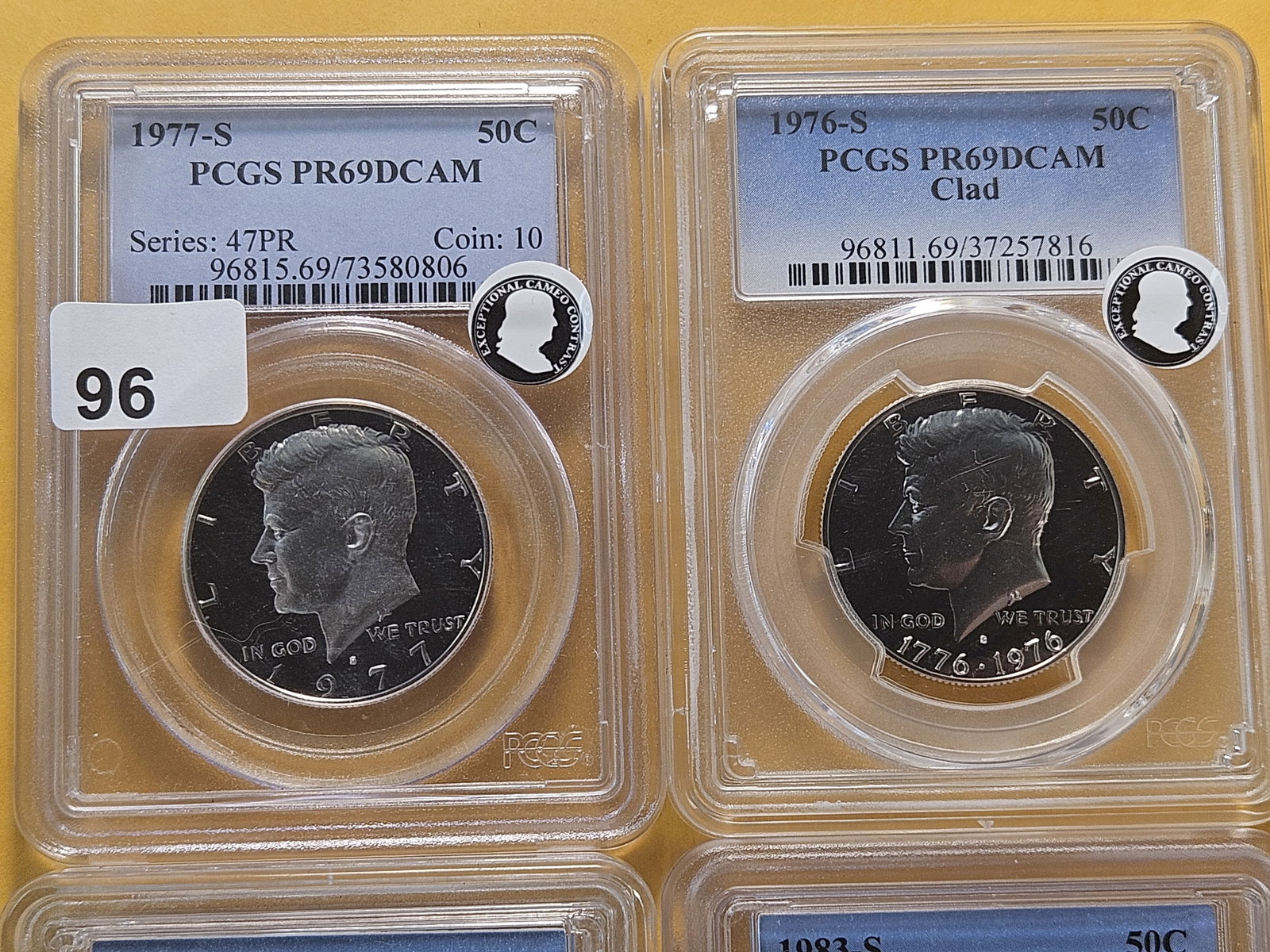 Four PCGS Kennedy Half Dollars in Proof 69 Deep Cameo - 2