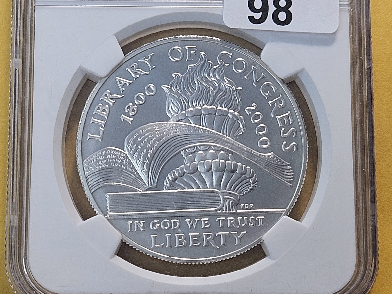 NGC 2000 Commemorative Silver Dollar in Mint State 69 (1 of 4)