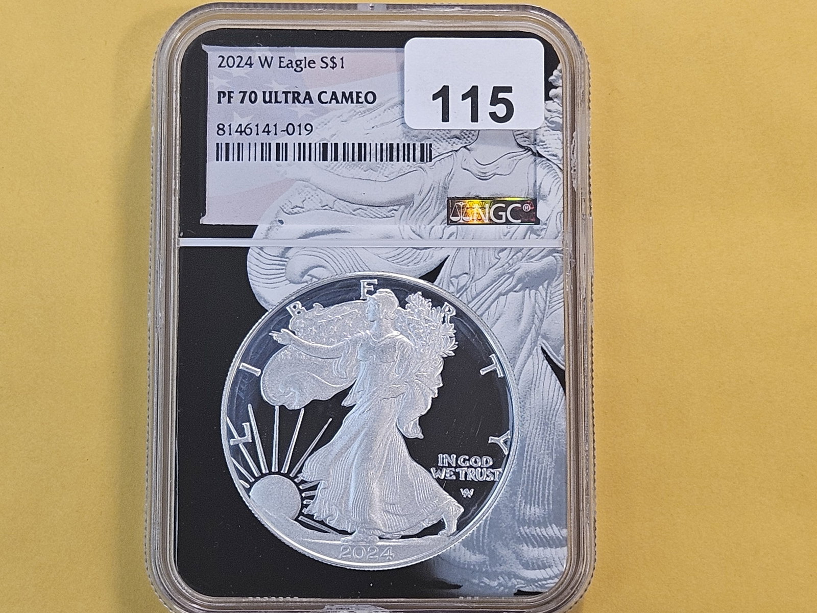 PERFECT! NGC 2024-W American Silver Eagle in Proof 70 Ultra Cameo - 2