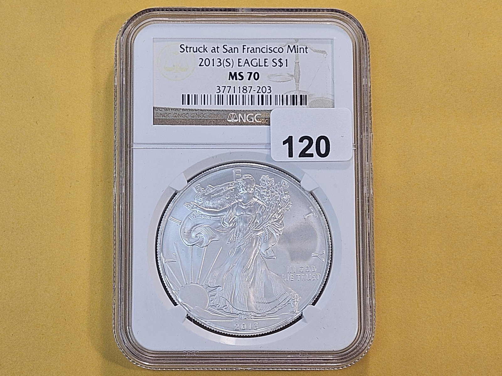 PERFECT! NGC 2013(S) American Silver Eagle in Mint State 70 - 2