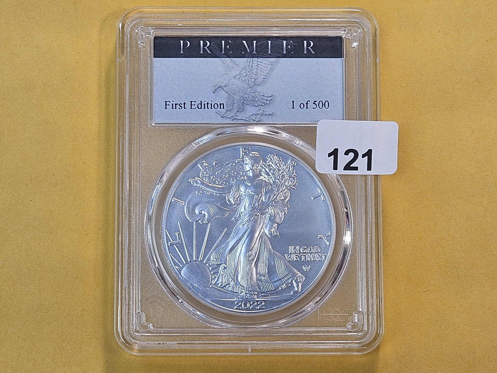 PERFECT! PCGS 2022-W Burnished American Silver Eagle in Specimen 70 - 2