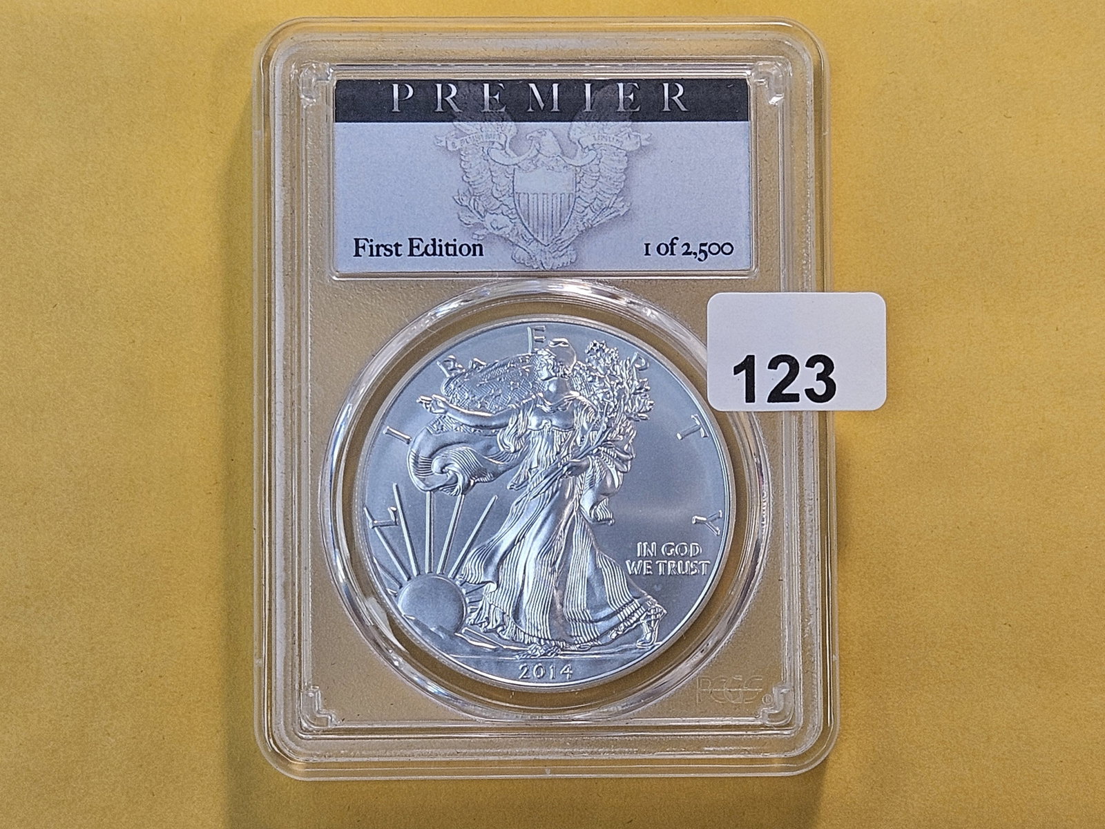PERFECT! PCGS 2014 American Silver Eagle in Mint State 70 - 2