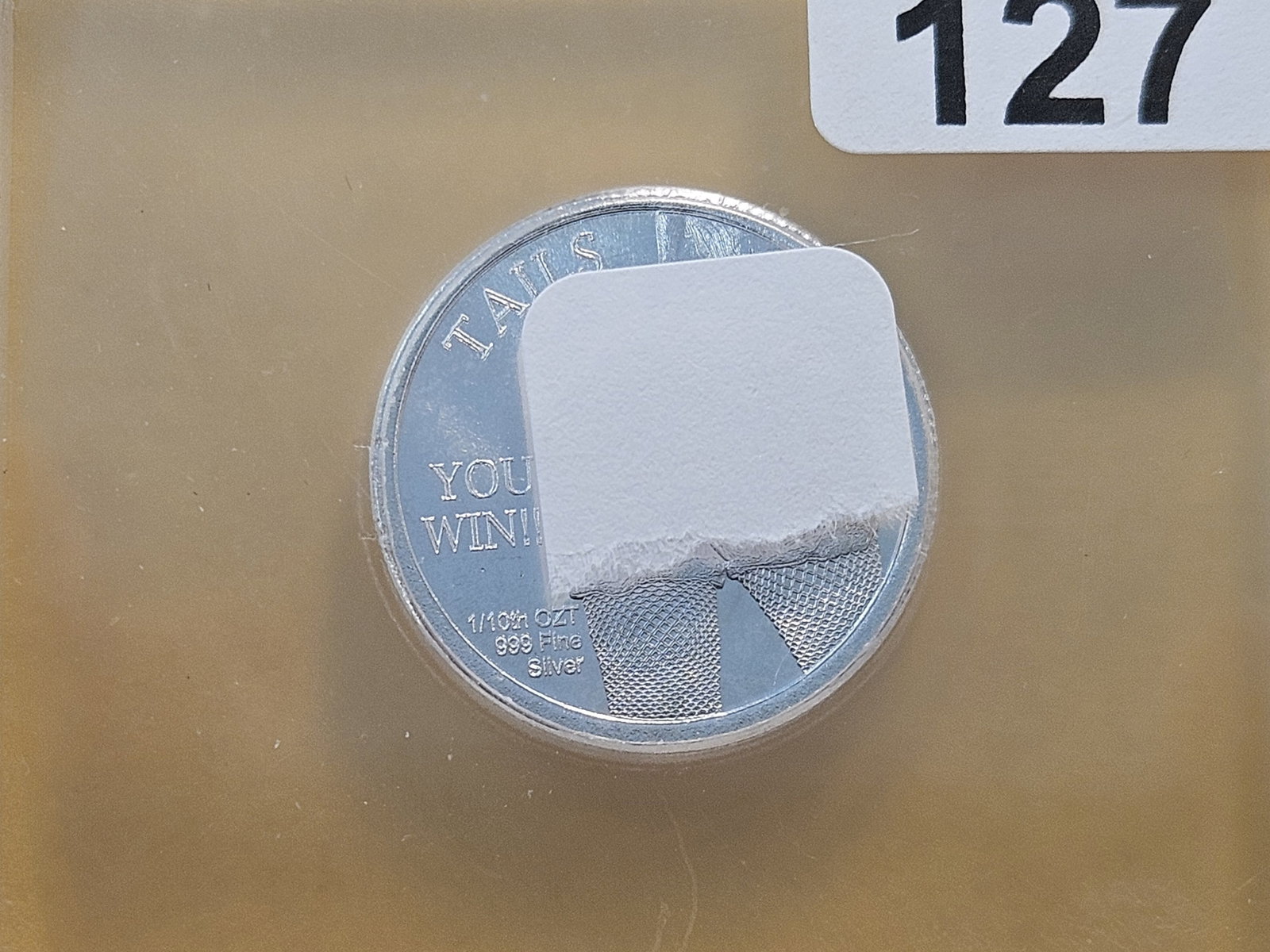 ICG Heads or Tails 1/10th Ounce Silver Token in Mint State 69 Deep Mirror Proof Like - 2