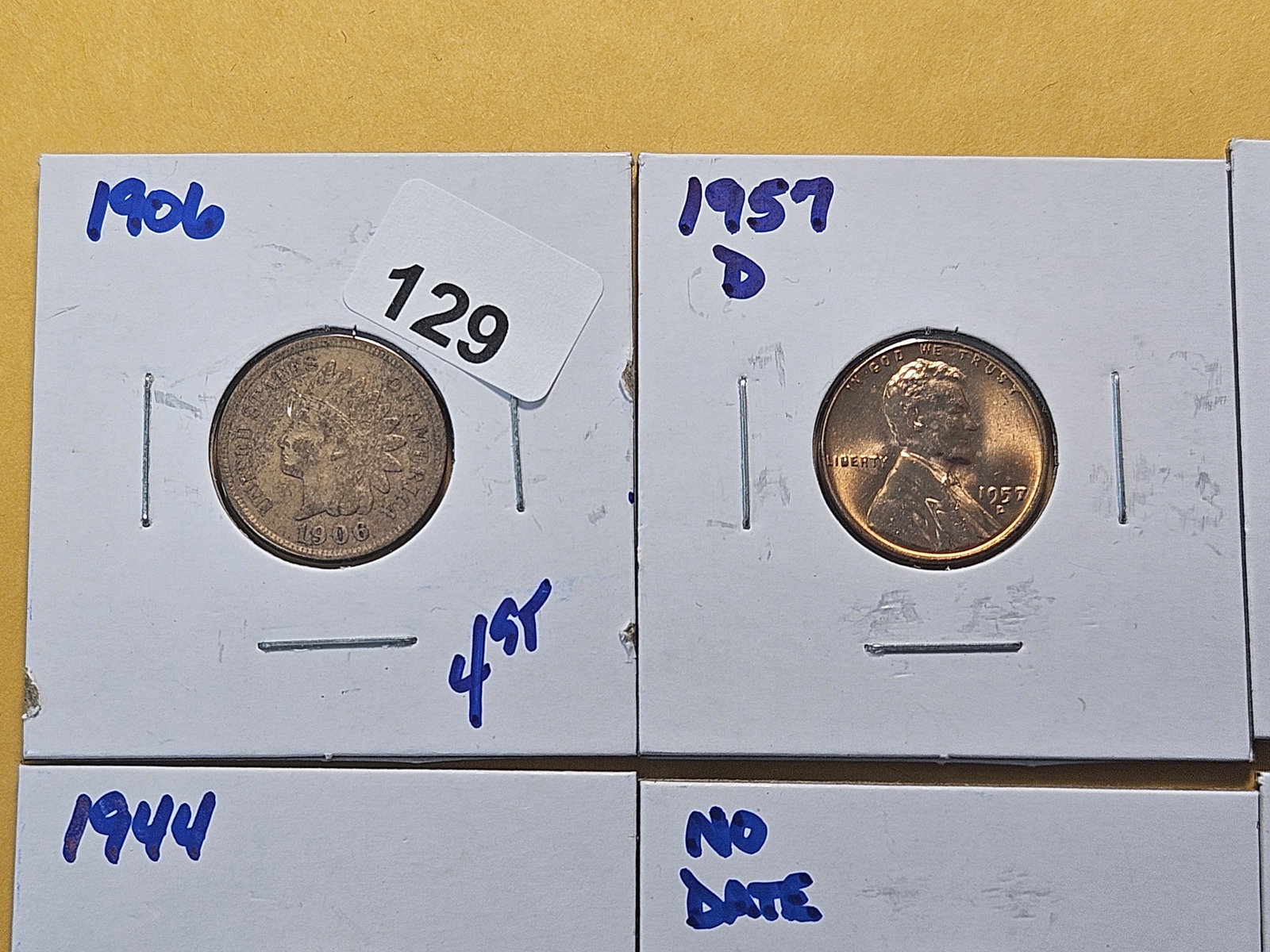 Twelve Mixed United States Cents - 2