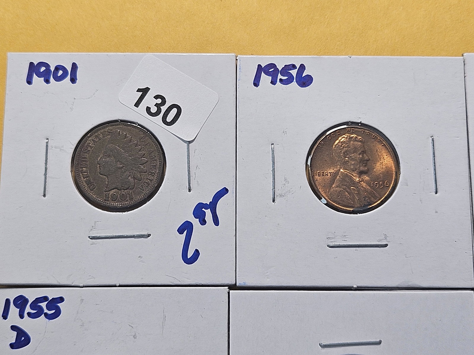 Twelve Mixed United States Cents - 2