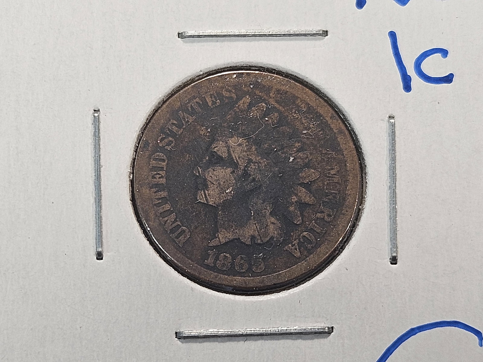 Six Circulated United States Cents - 3