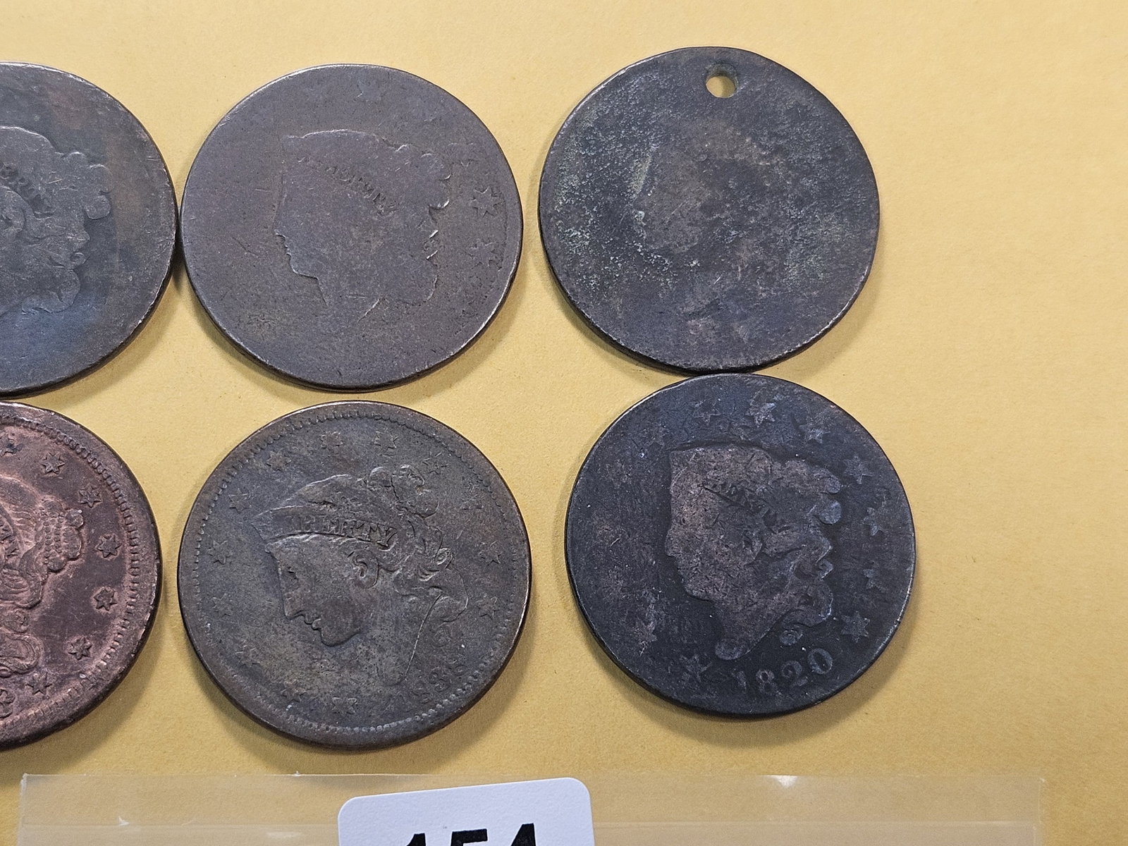 Eleven Mixed Large Cents - 3
