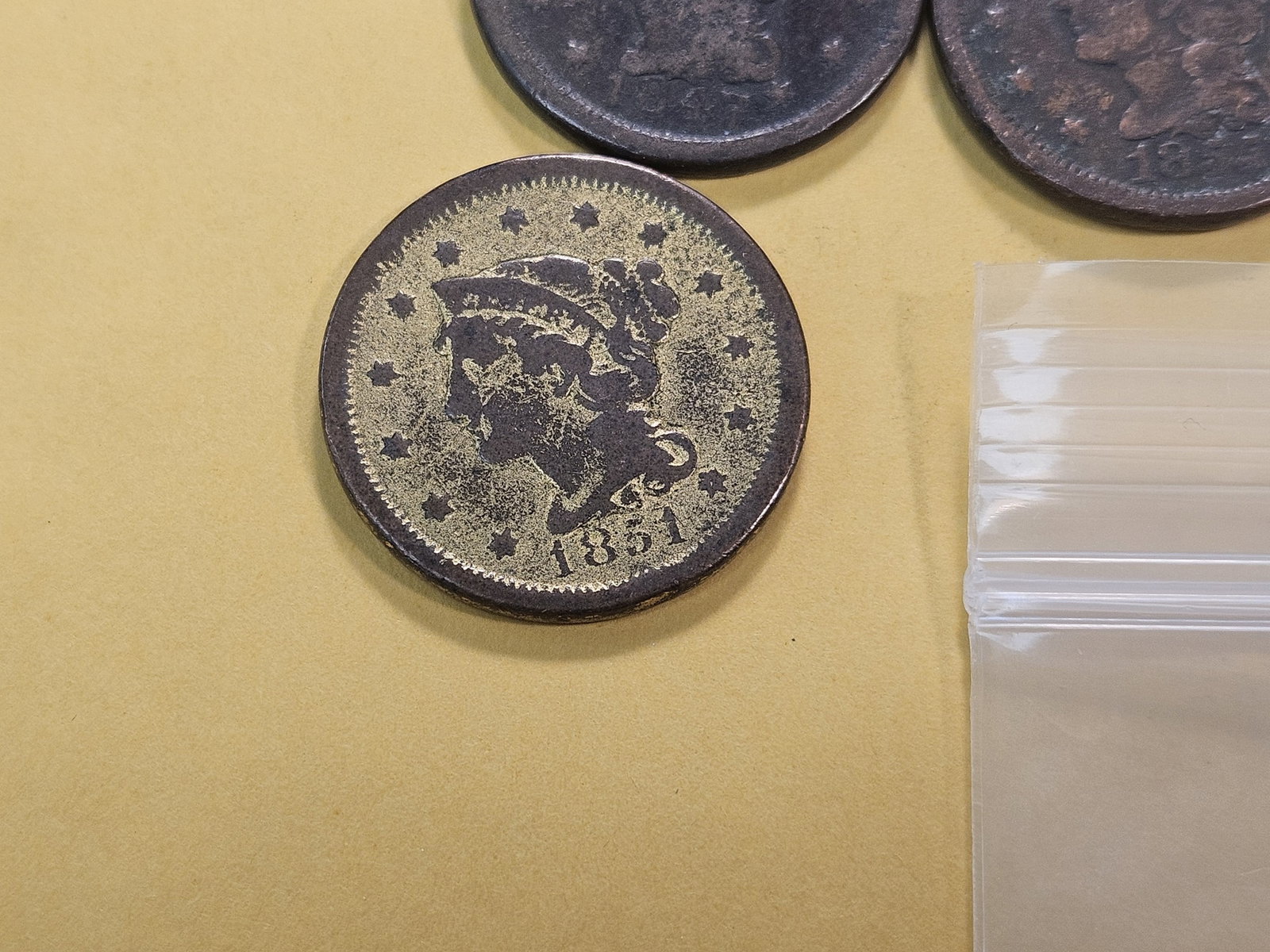 Eleven Mixed Large Cents - 4