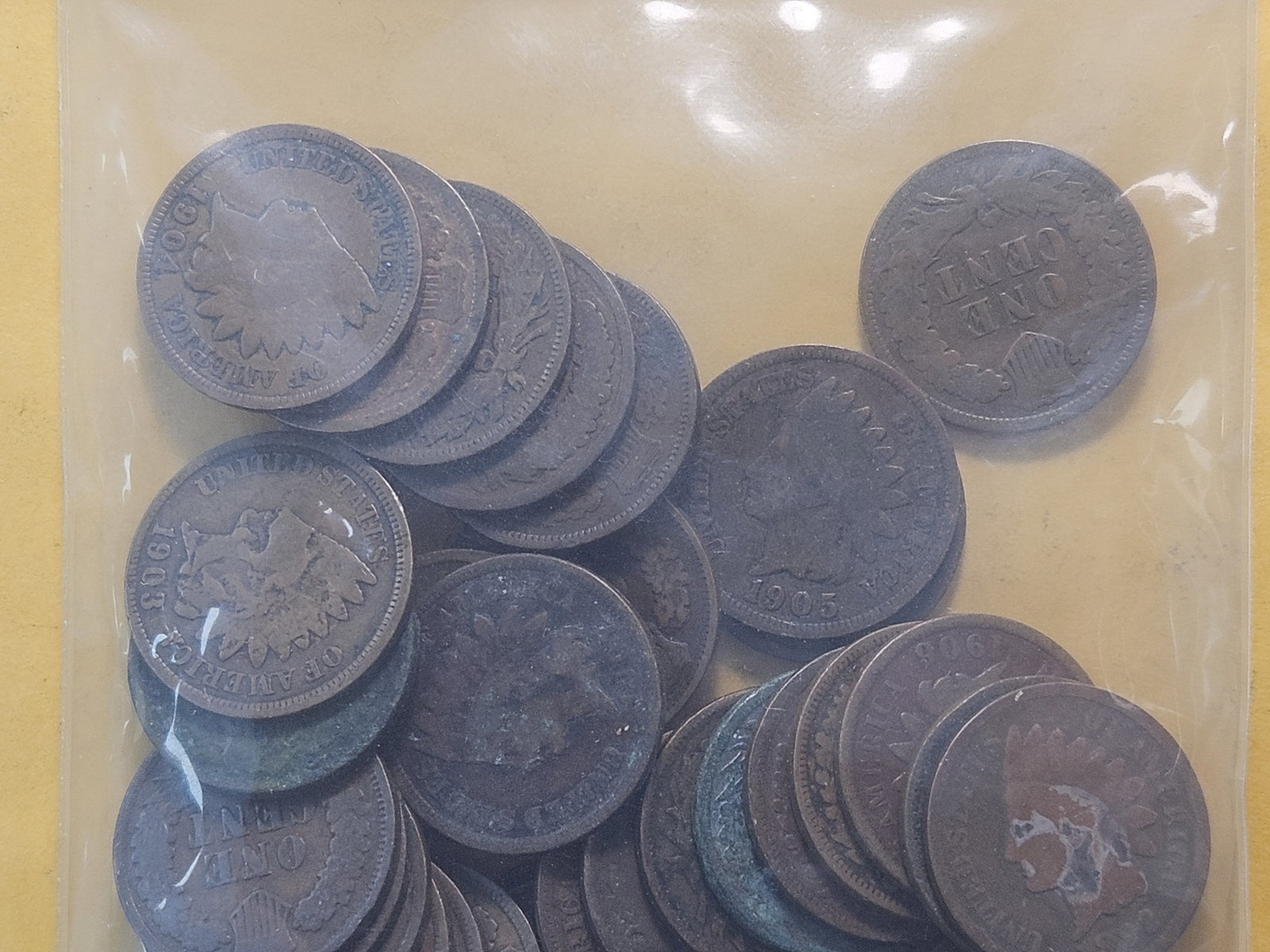 Fifty Assorted Indian Head Cents - 2