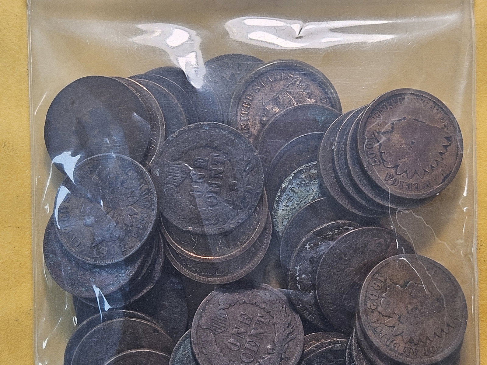 Fifty Assorted Indian Head Cents - 2