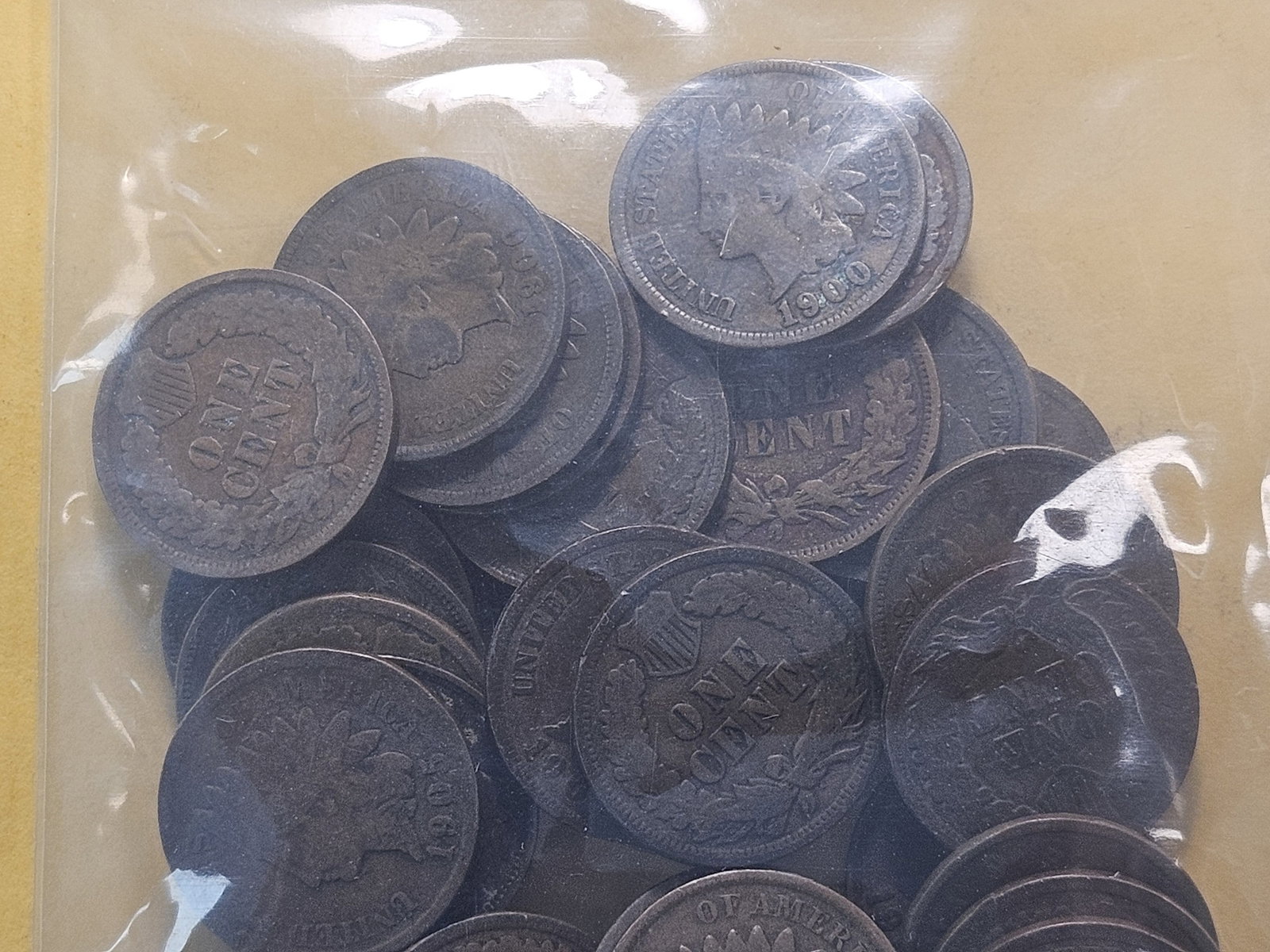 Fifty Assorted Indian Head Cents - 2