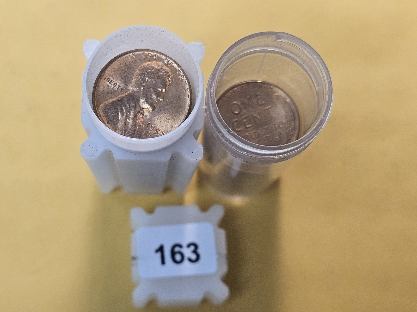 Two Mixed Date Partial Rolls of Wheat Cents - 2