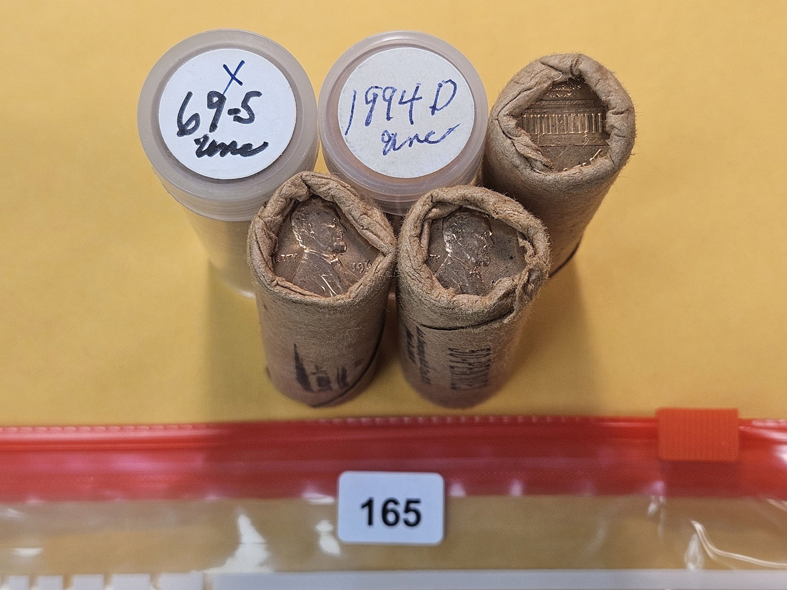 Five Rolls of Lincoln Memorial Cents - 2