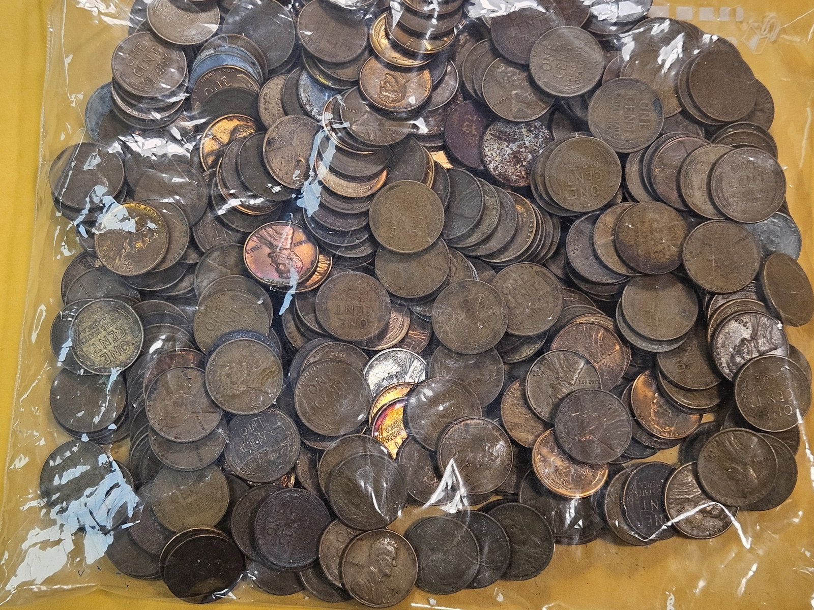 Two and a Half Pound Bag of Wheat Cents - 5