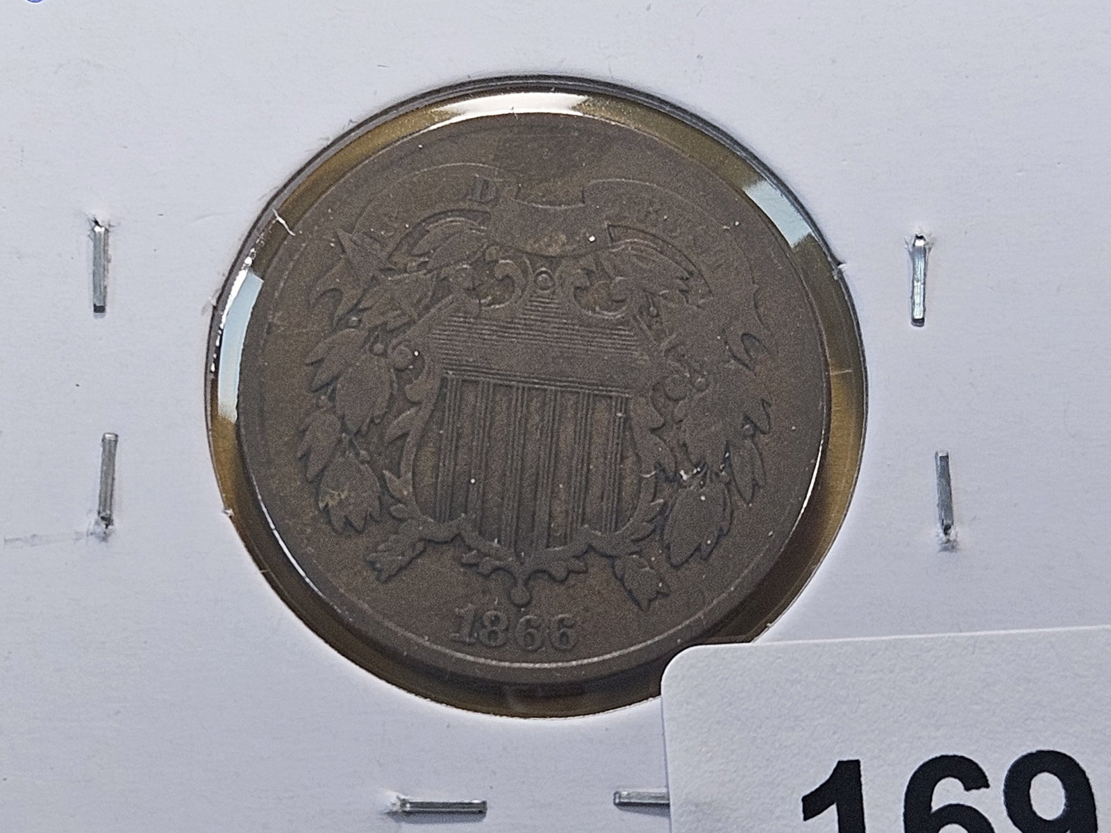 Three Circulated Two Cent Pieces - 2
