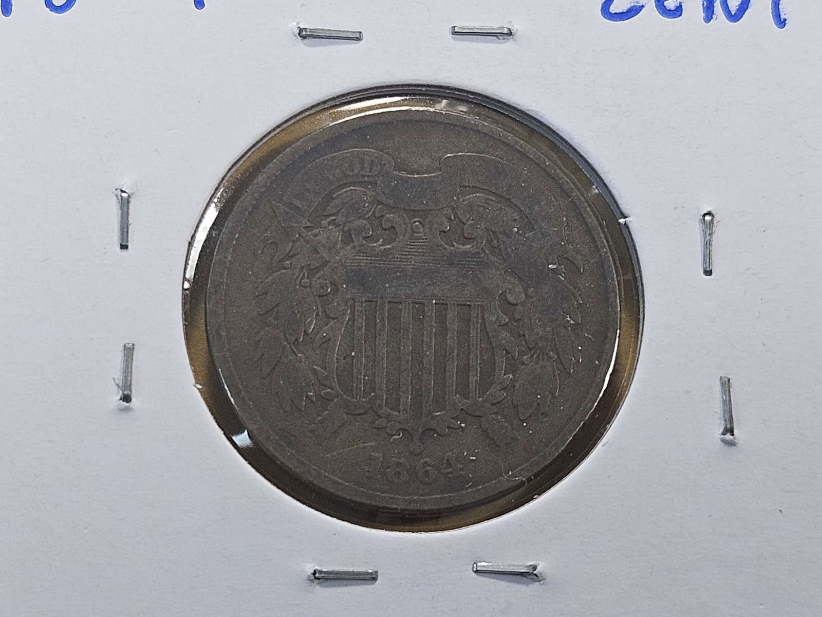 Three Circulated Two Cent Pieces - 4