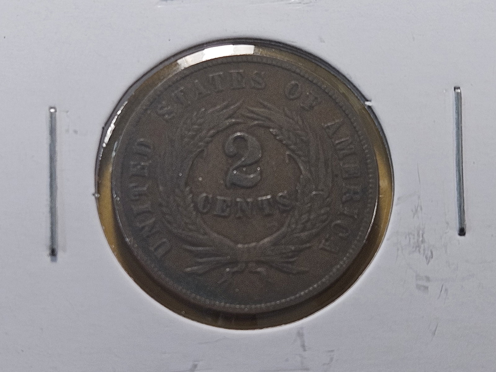 Three Circulated Two Cent Pieces - 7