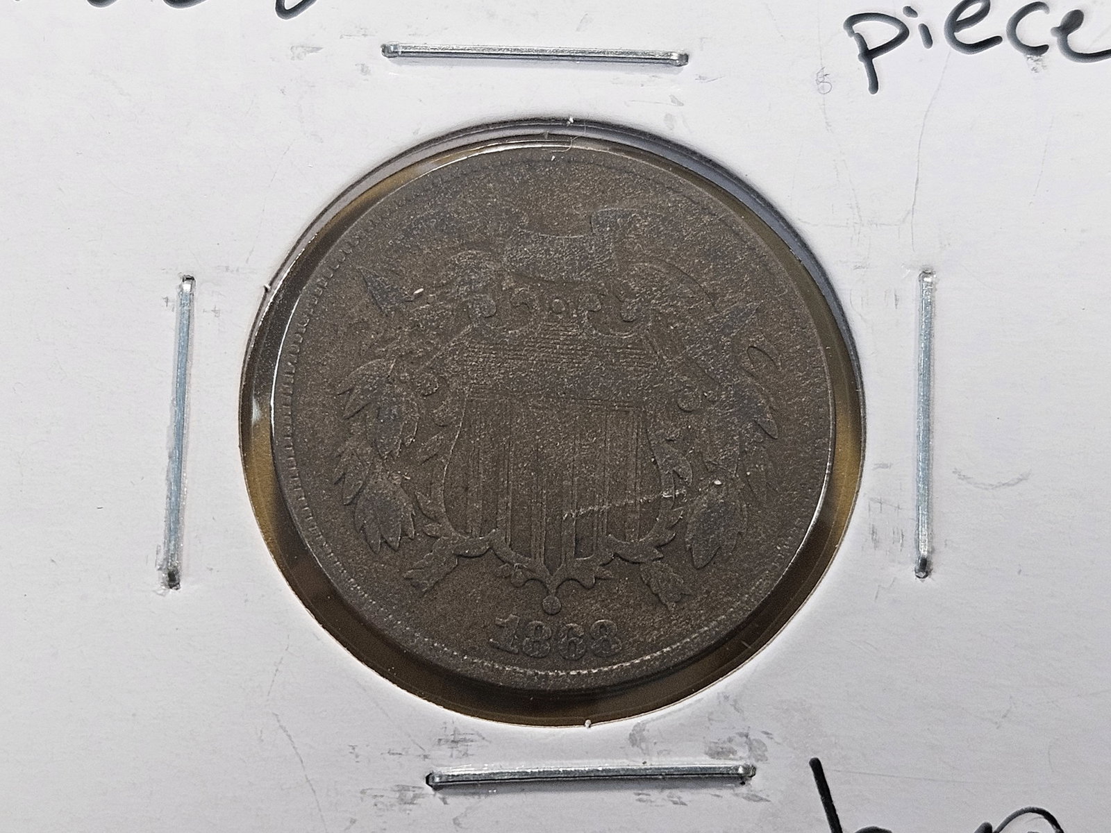 Three Circulated Two Cent Pieces - 4