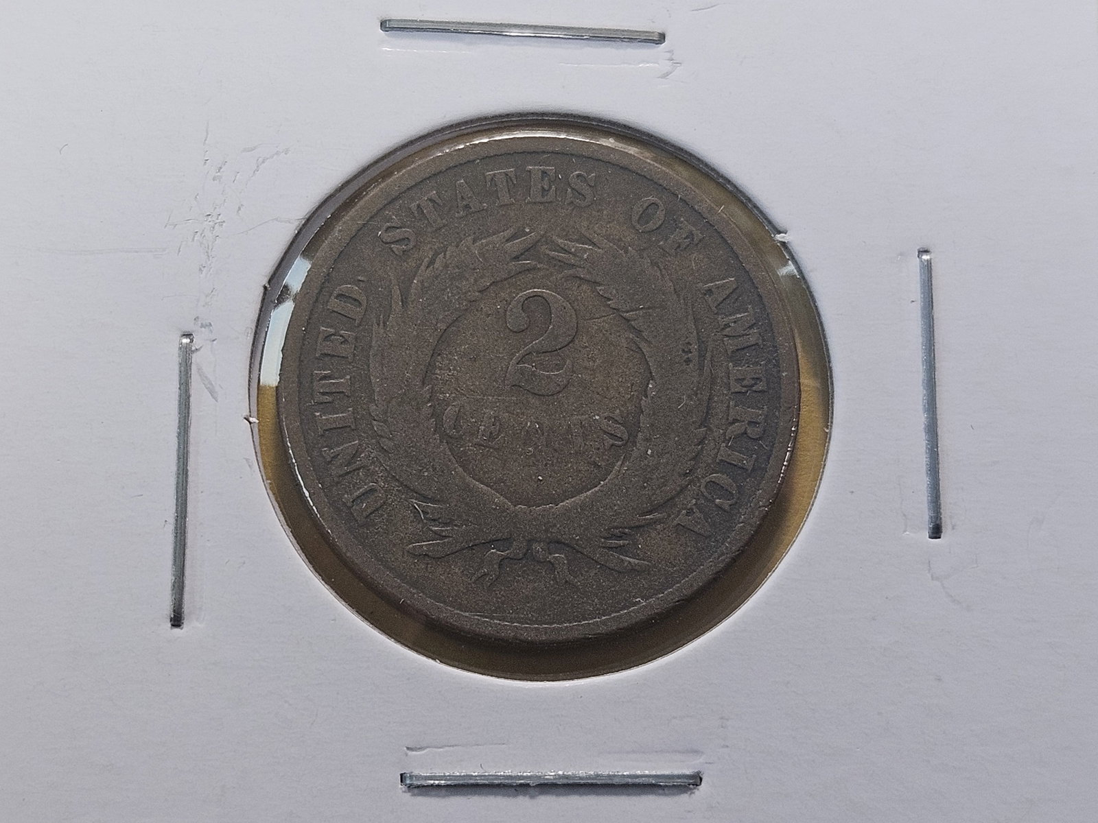 Three Circulated Two Cent Pieces - 6
