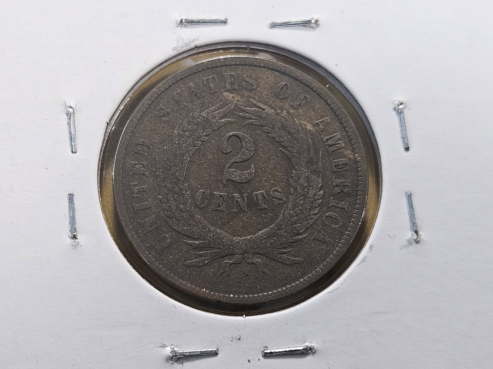 Three Circulated Two Cent Pieces - 8