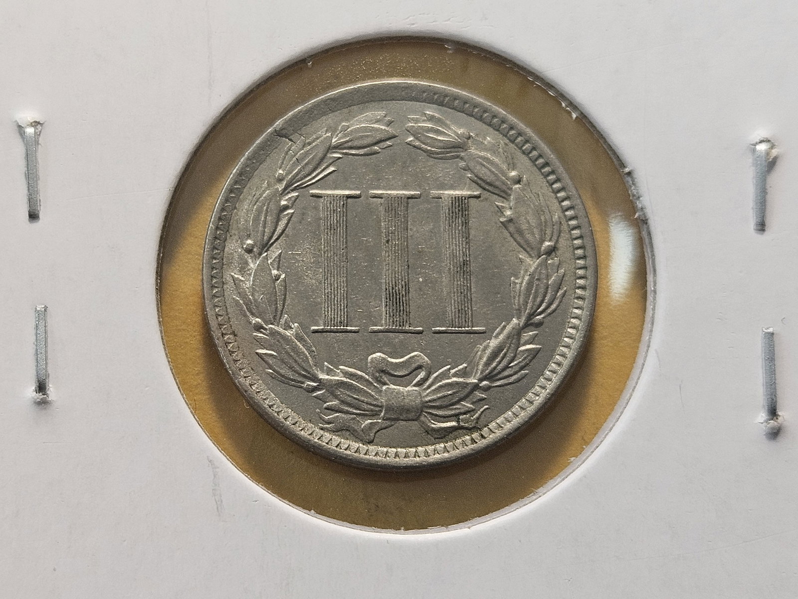 Better Grade 1874 Three Cent Nickel - 4