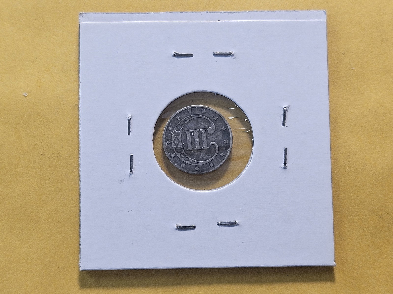 1853 Three Cent Silver Trime - 3