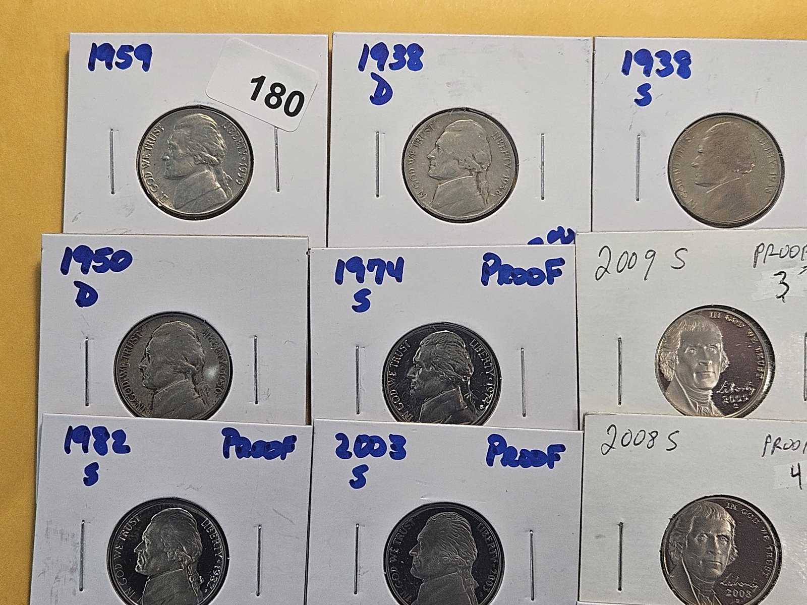 Thirty-three Mixed Jefferson Nickels - 2