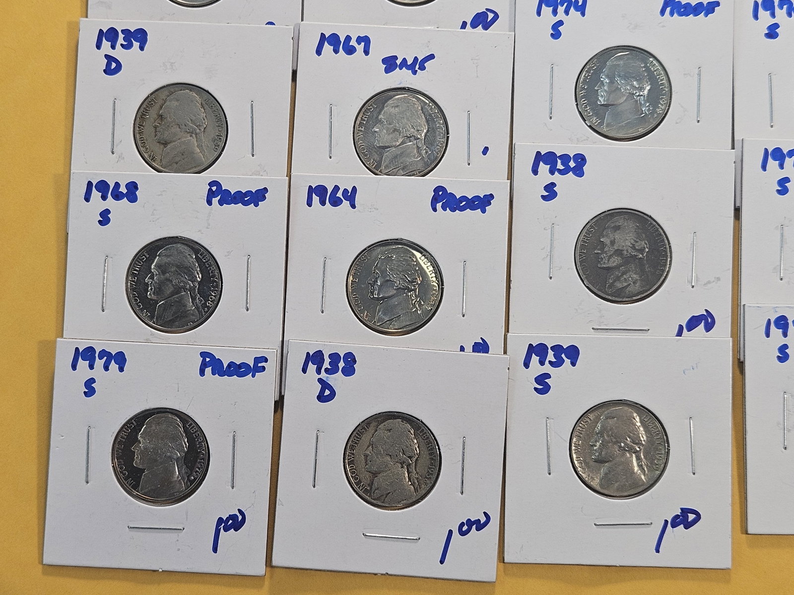 Thirty-three Mixed Jefferson Nickels - 4