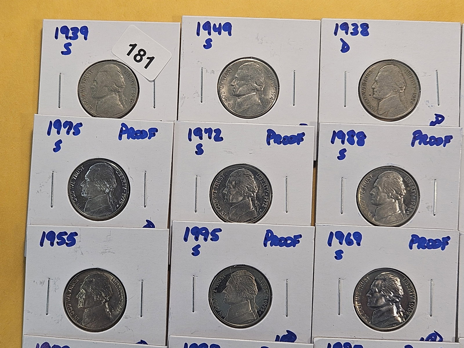 Thirty-four Mixed Jefferson Nickels - 2