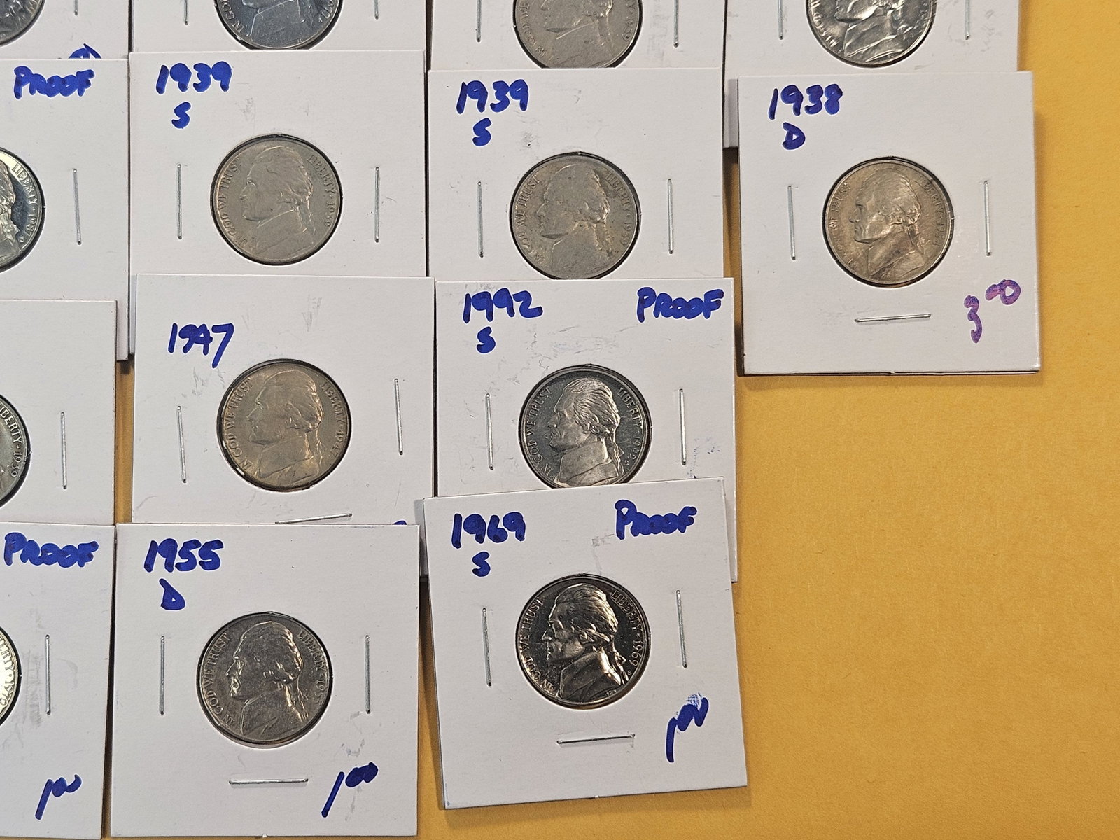 Thirty-four Mixed Jefferson Nickels - 5