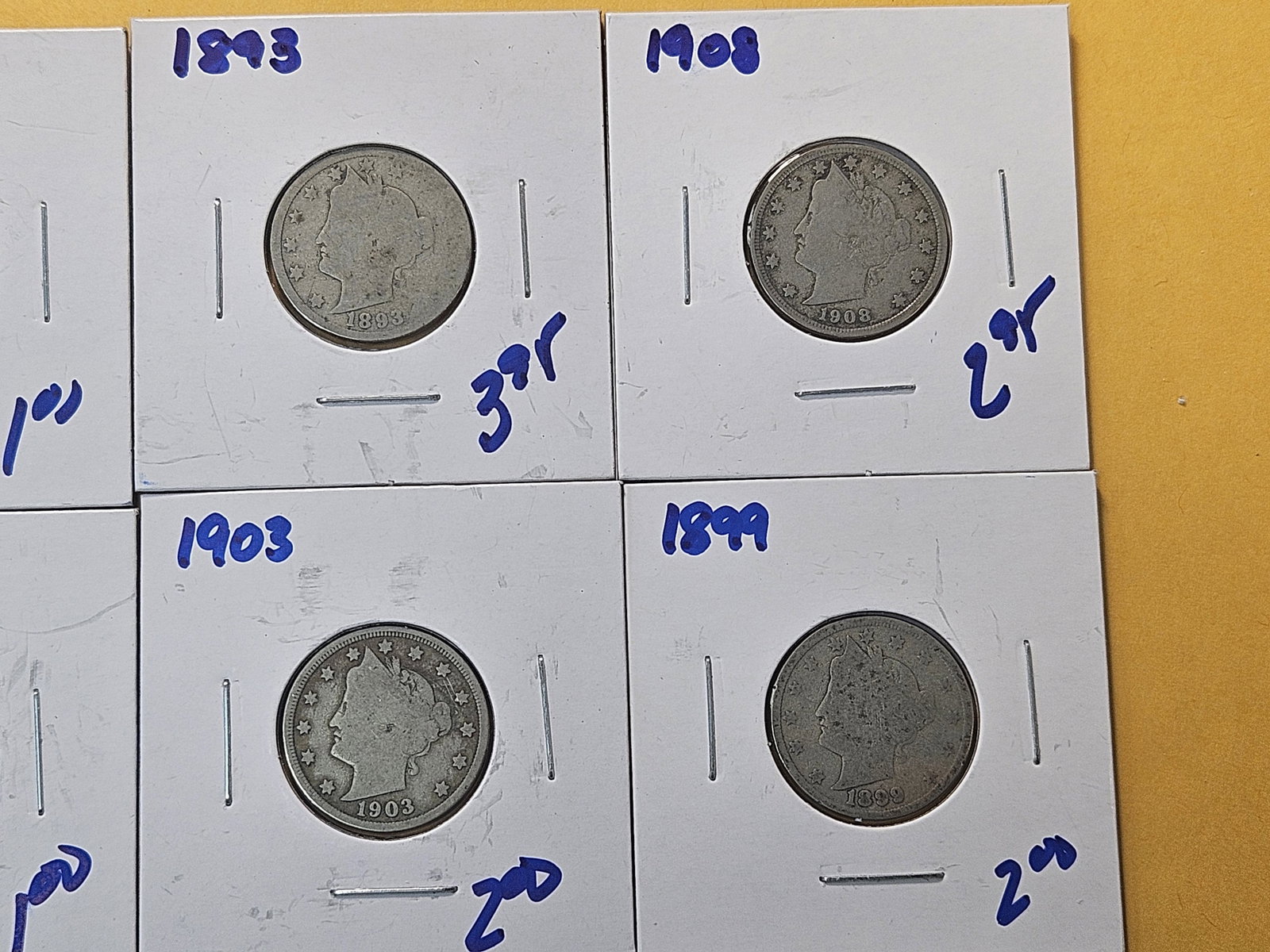 Eleven Mixed US Nickels - 3