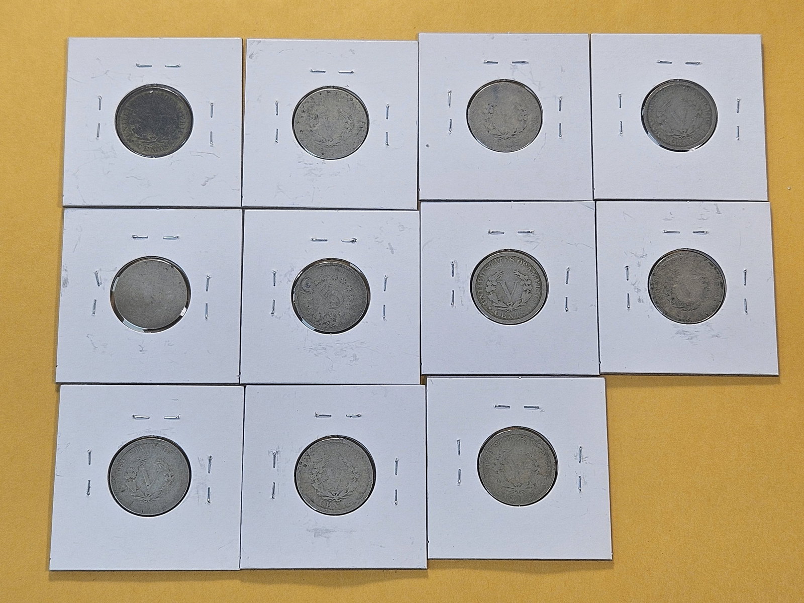 Eleven Mixed US Nickels - 6
