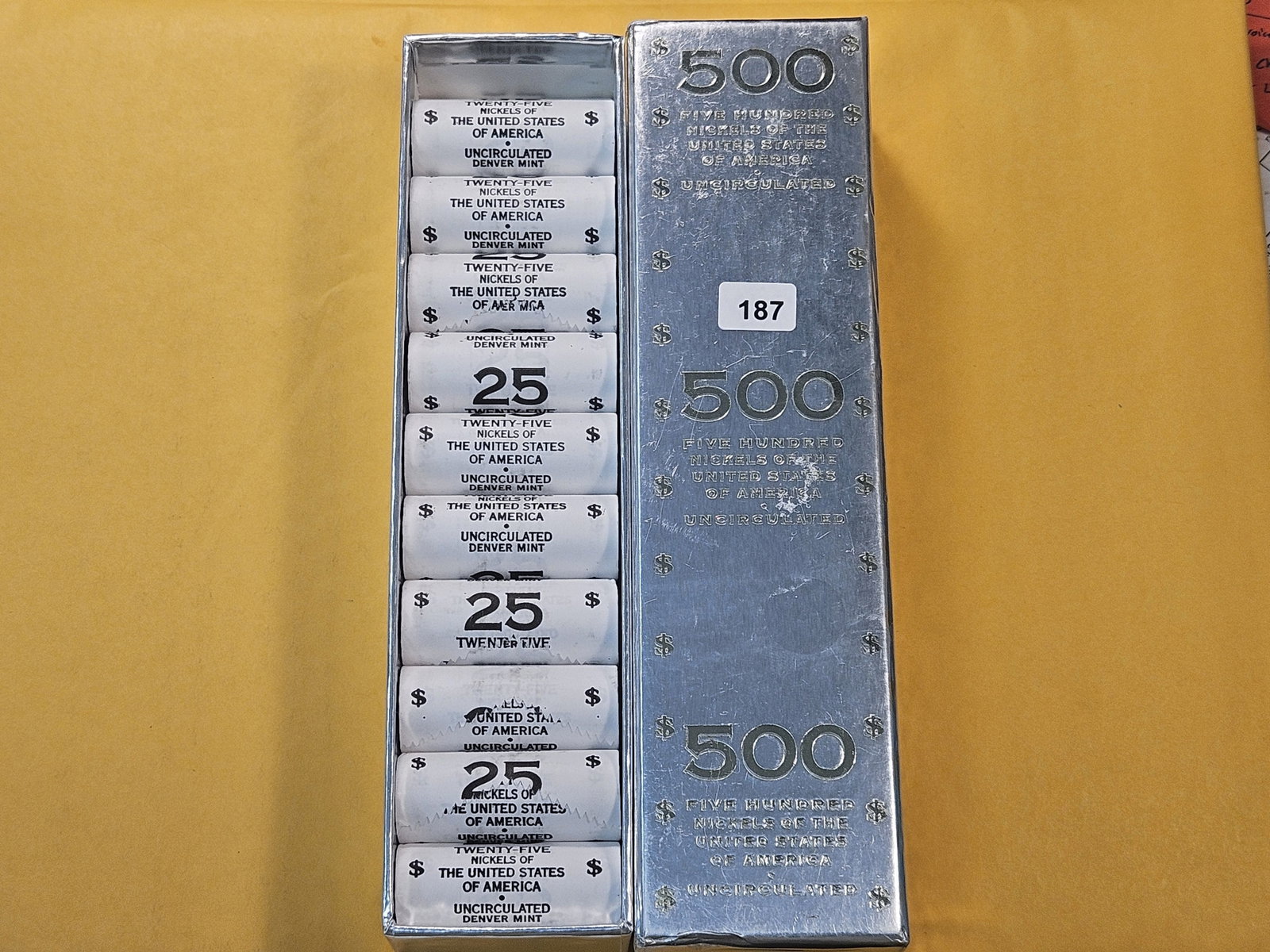 Five Hundred Brilliant Uncirculated 2006 Jefferson Nickels - 3