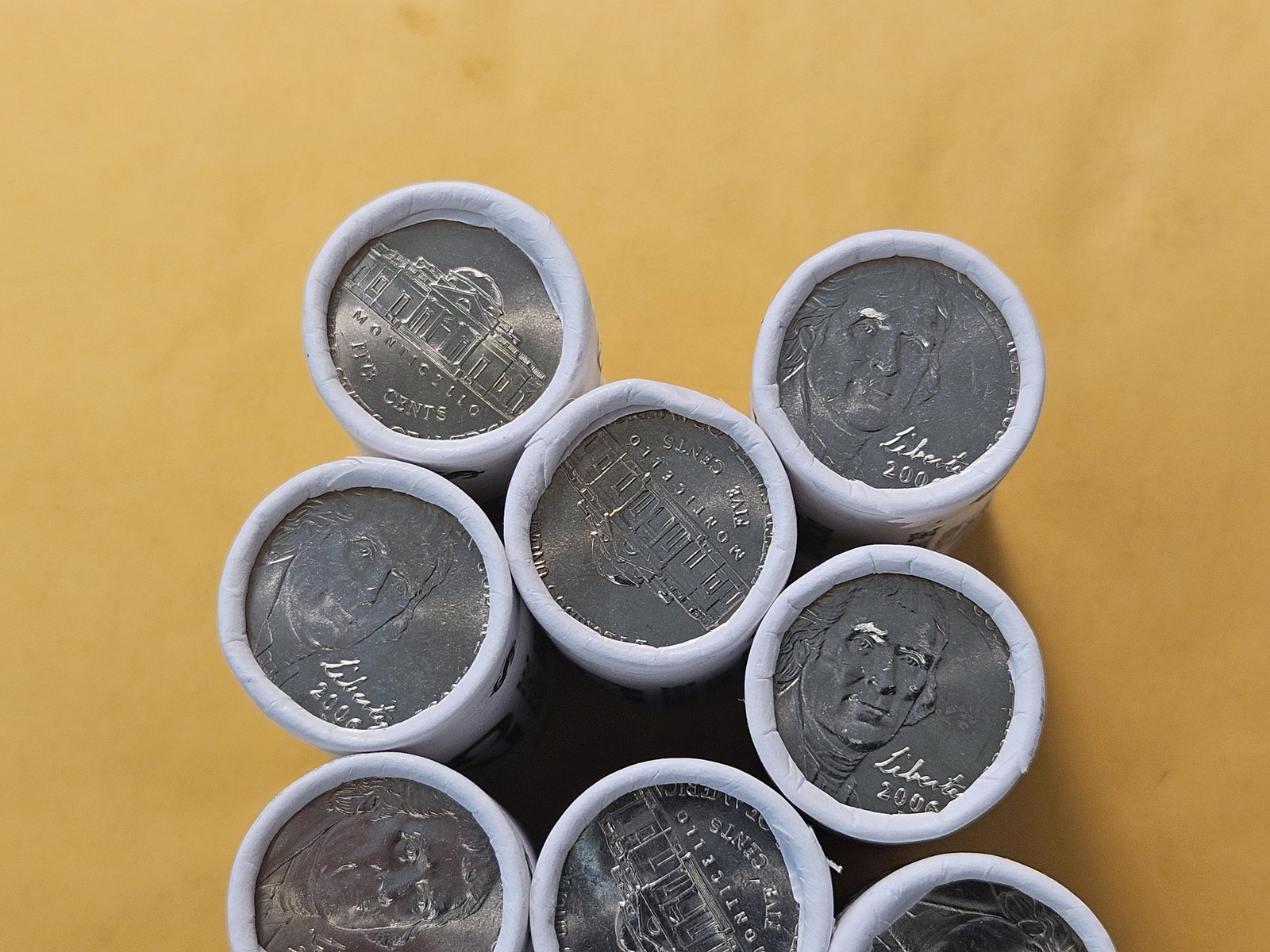 Five Hundred Brilliant Uncirculated 2006 Jefferson Nickels - 7
