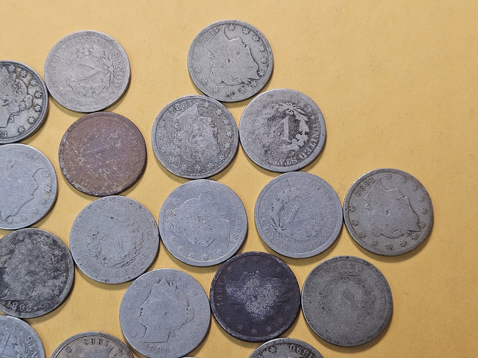 Forty Mixed Liberty V Nickels - 3